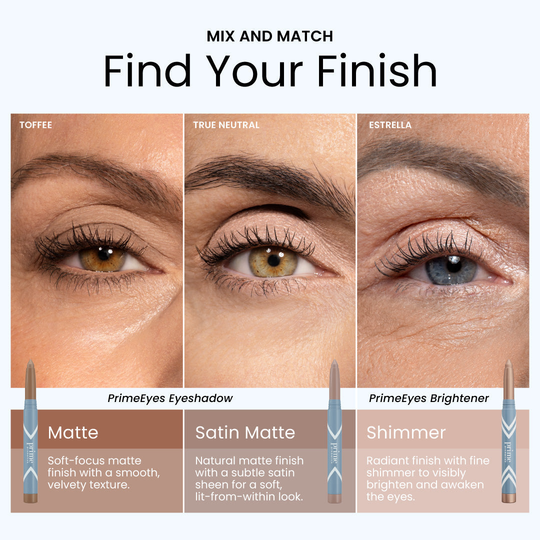 2pcs PrimeEyes Eyeshadow Matte