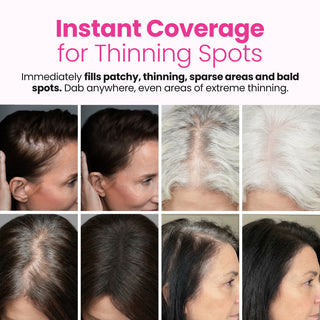 Prime Prometics Instant Coverage Hairline Powder compact in Silver Queen shade for gray hair coverage